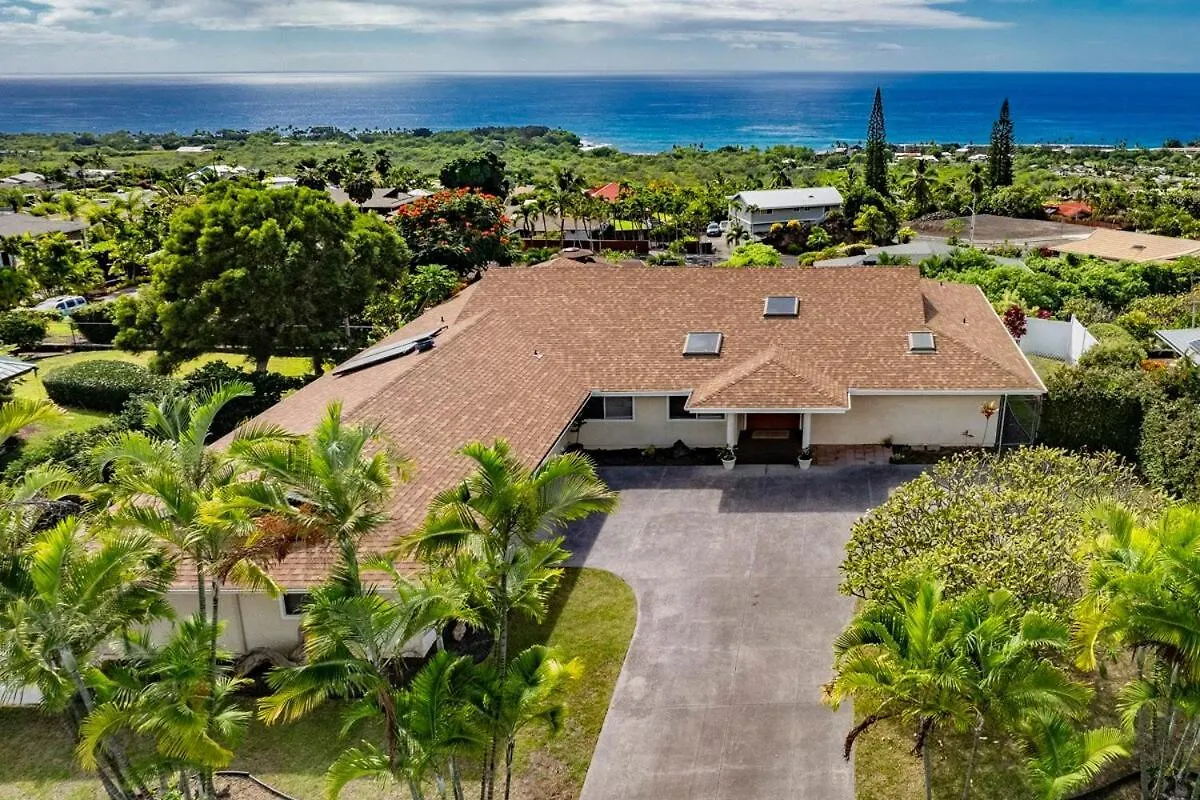 Panoramic Ocean View Home With Pool By Kona Philong Kailua-Kona 0*,