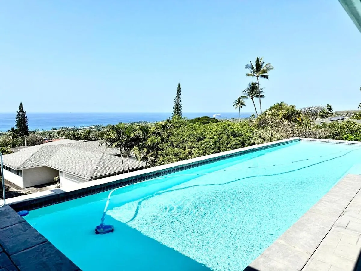Panoramic Ocean View Home With Pool By Kona Philong Καϊλούα-Κόνα