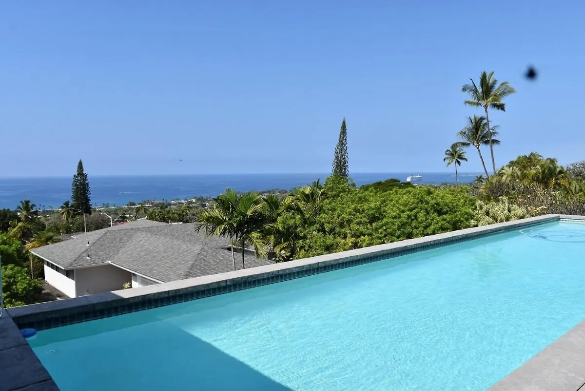 Panoramic Ocean View Home With Pool By Kona Philong Καϊλούα-Κόνα