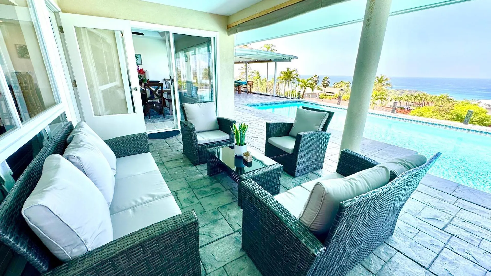 Panoramic Ocean View Home With Pool By Kona Philong Καϊλούα-Κόνα